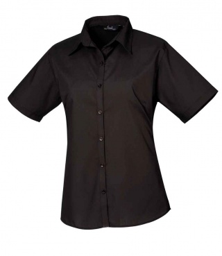 Premier PR302 Ladies Short Sleeve Poplin Blouse